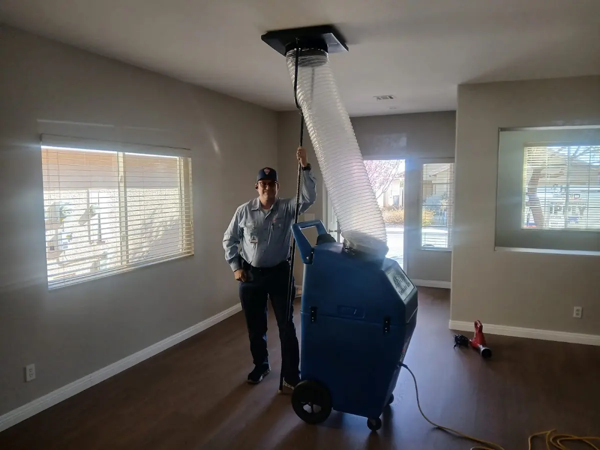 Professional Dryer Vent Cleaning work inside a Vernon Hills home